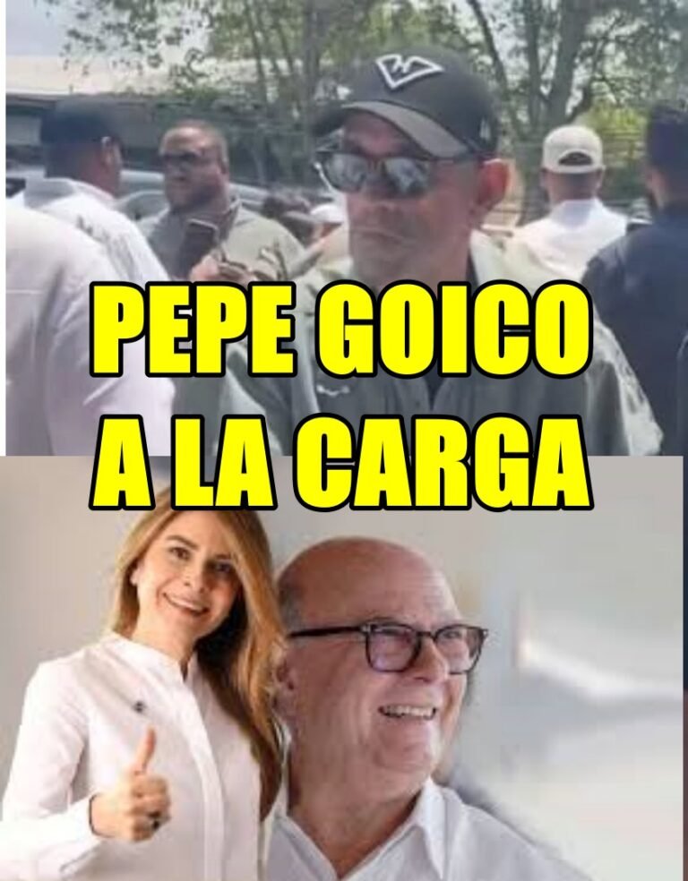 Pepe Goico se desempeña como jefe de avanzada en el equipo de Carolina Mejía